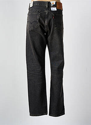 Jeans coupe droite effet usé délavé taille normale noir LEVI'S femme