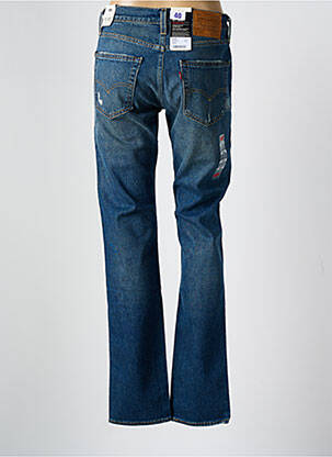 Jeans skinny effet usé délavé taille normale bleu LEVI'S femme