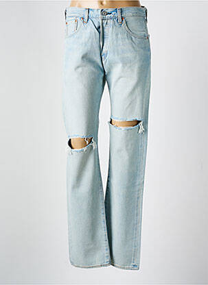 Jeans coupe droite stretch taille normale bleu LEVIS femme