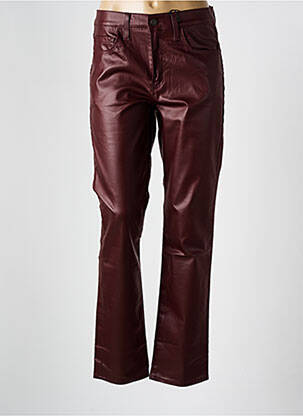 Pantalon droit stretch taille normale rouge LEVI'S femme