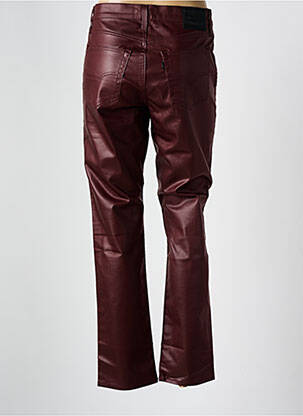 Pantalon droit stretch taille normale rouge LEVI'S femme