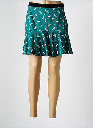 Jupe courte taille normale vert I.CODE (By IKKS) femme