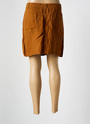Jupe courte poches marron ONE STEP femme