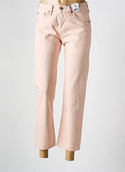 Jeans coupe droite rose LEVIS pour femme seconde vue