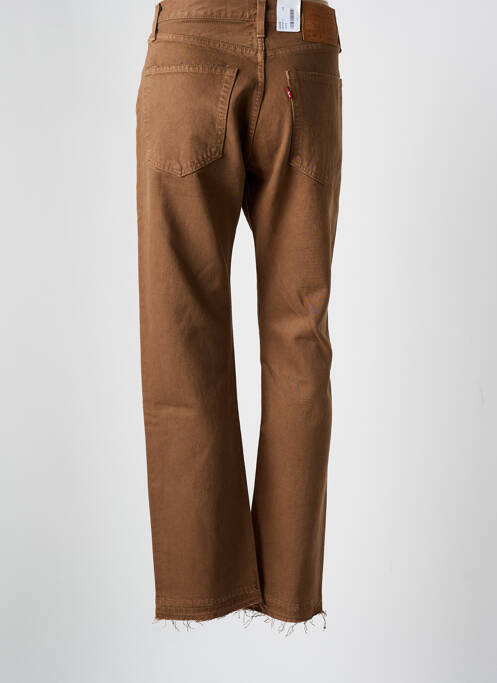 Jeans coupe droite marron LEVIS pour femme