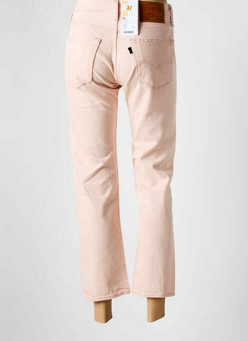 Jeans coupe droite rose LEVIS pour femme