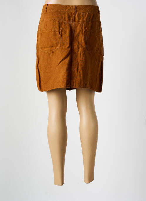 Jupe courte marron ONE STEP pour femme