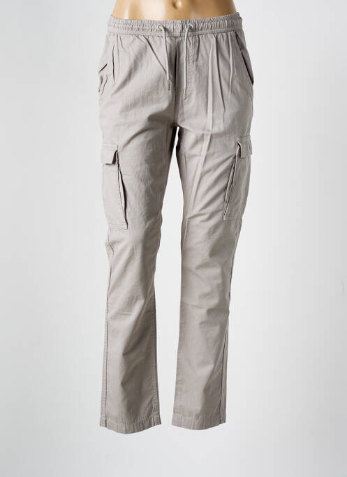 Pantalon cargo gris SCHOTT pour femme