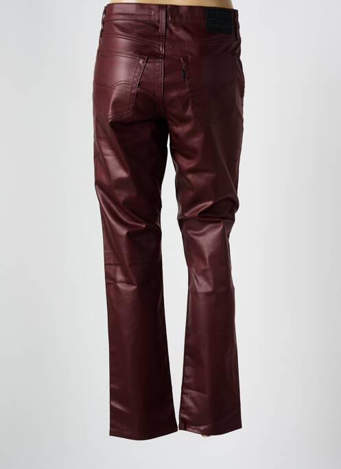 Pantalon droit rouge LEVIS pour femme