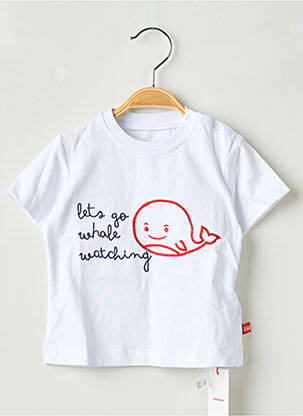 T-shirt stretch manches courtes blanc CND garçon