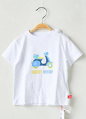T-shirt stretch manches courtes blanc CND garçon