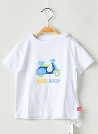 T-shirt stretch manches courtes blanc CND garcon
