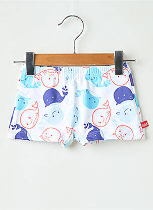 Short de bain stretch blanc CND garçon