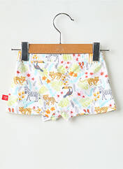 Short de bain blanc CND pour garçon seconde vue