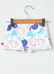 Short de bain blanc CND pour garçon seconde vue