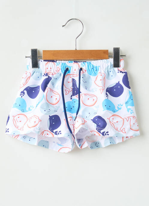 Short de bain blanc CND pour garçon