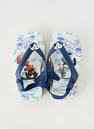 Tongs impression bout ouvert bleu HAVAIANAS garcon