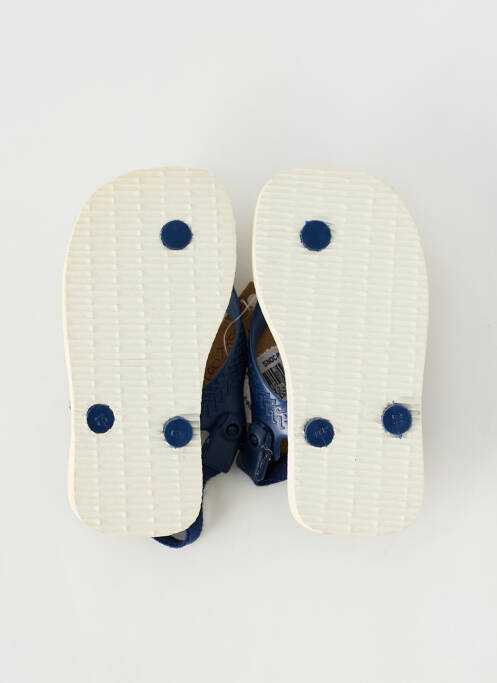 Tongs impression bout ouvert bleu HAVAIANAS garcon
