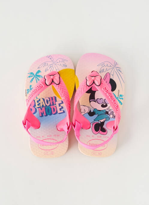Tongs rose HAVAIANAS pour fille