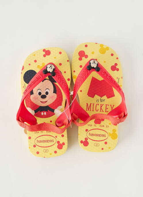 Tongs rouge HAVAIANAS pour garçon