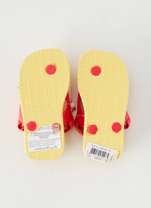 Tongs rouge HAVAIANAS pour garçon