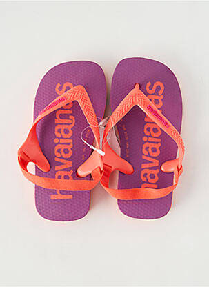 Tongs bout ouvert bout ouvert orange HAVAIANAS fille
