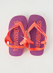 Tongs orange HAVAIANAS pour fille seconde vue