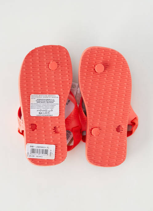 Tongs orange HAVAIANAS pour fille