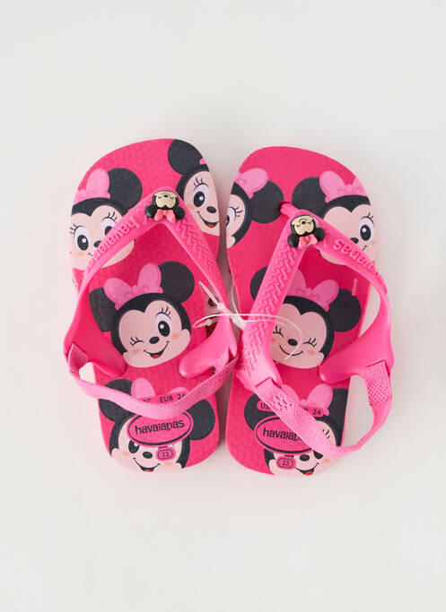 Tongs rose HAVAIANAS pour fille