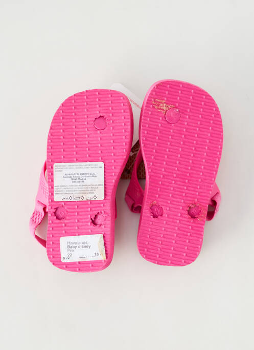 Tongs rose HAVAIANAS pour fille