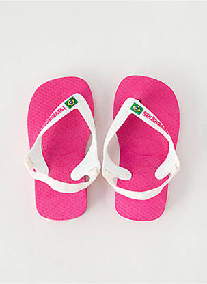 Tongs bout ouvert bout ouvert rose HAVAIANAS fille