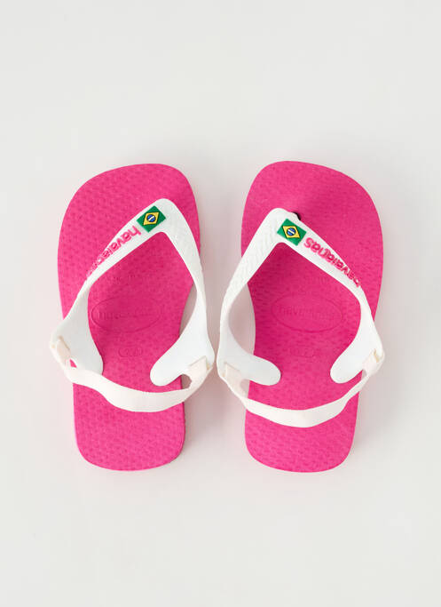 Tongs rose HAVAIANAS pour fille