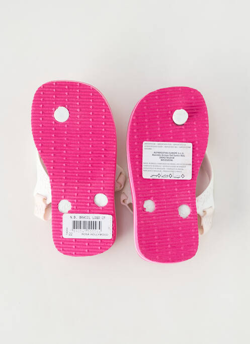 Tongs rose HAVAIANAS pour fille