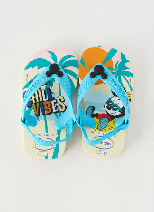 Tongs bleu HAVAIANAS pour garçon