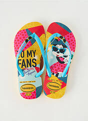 Tongs bleu HAVAIANAS pour fille seconde vue