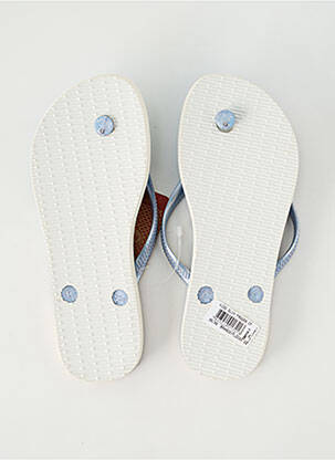 Tongs impression bout ouvert bleu HAVAIANAS fille