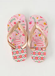 Tongs rose HAVAIANAS pour fille seconde vue