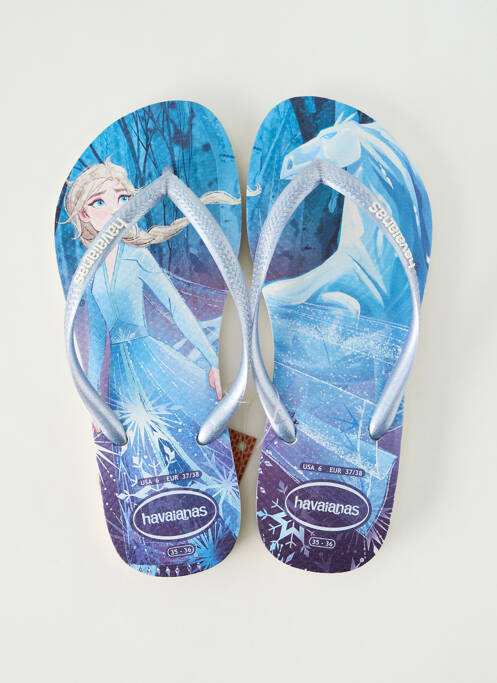 Tongs bleu HAVAIANAS pour fille