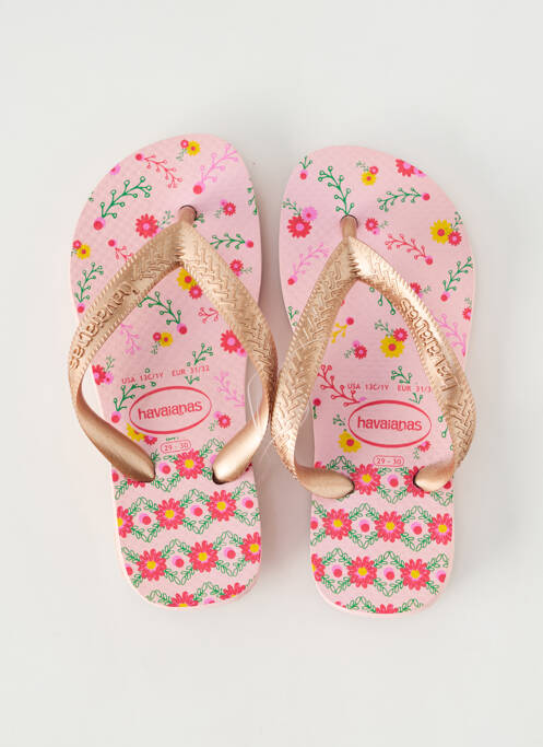 Tongs rose HAVAIANAS pour fille