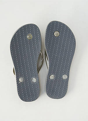 Tongs bout ouvert bout ouvert argent HAVAIANAS fille