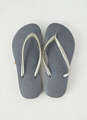 Tongs argent HAVAIANAS pour fille seconde vue