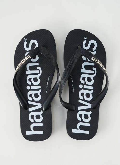 Tongs bout ouvert bout ouvert noir HAVAIANAS homme