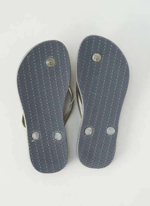 Tongs argent HAVAIANAS pour fille