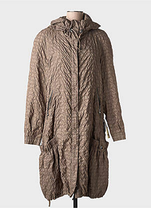 Imperméable poches sans capuche vert CREENSTONE femme