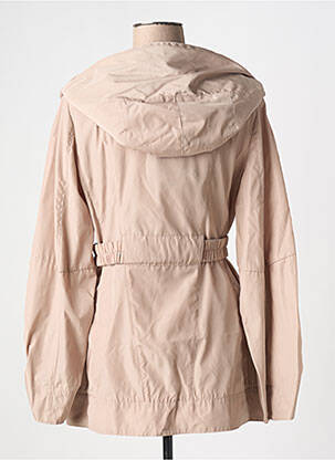 Imperméable manches longues a capuche beige HAVREY femme