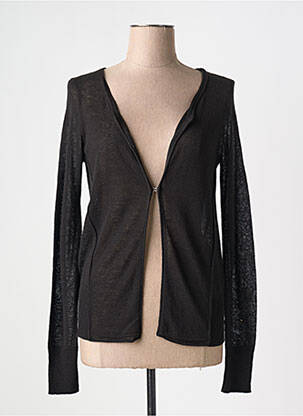 Gilet manches longues stretch noir ET COMPAGNIE femme