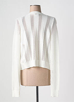 Gilet manches longues stretch blanc IKKS femme