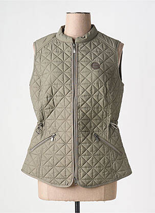 Doudoune poches sans capuche vert OLSEN femme