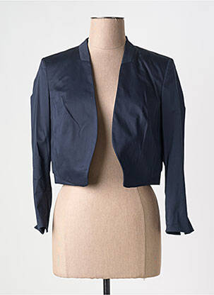 Boléro effet matière satinée bleu DANIEL HECHTER femme