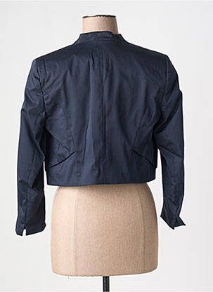 Boléro effet matière satinée bleu DANIEL HECHTER femme